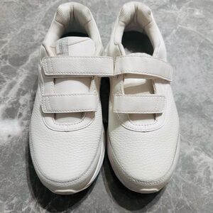 Brooks Addiction Walker Women's Size 8.5 Shoes White Leather Hook and Loop